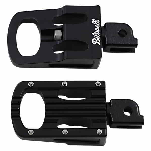 取寄せ パニッシャーフットペグ - ドライバー - ブラック - M8 ビルトウェル Punisher Footpeg - Driver - Black - M8 7005-203-03 16202172