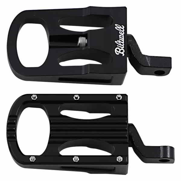 取寄せ XLステップフットペグ - ブラック ビルトウェル XL Step Footpegs - Black 7006-203-02 16202175