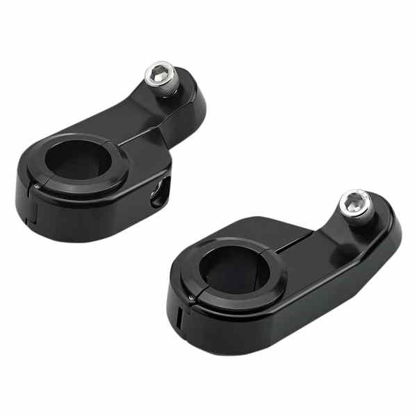 取寄せ O/S スピードクランプ - 黒 電気メッキ - 角度付き ビルトウェル O/S Speed Clamps - Black Electroplated - Angled 6903-201 22100518