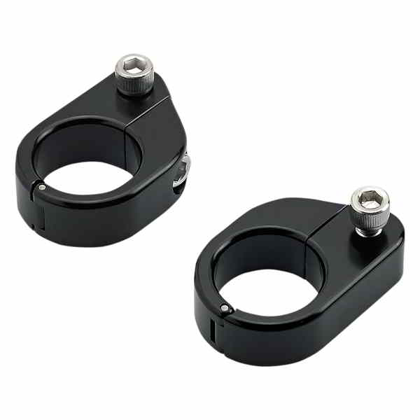 取寄せ O/S スピードクランプ - ブラック電気メッキ - ストレート ビルトウェル O/S Speed Clamps - Black Electroplated - Straight 6907-201 22100520