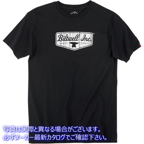 取寄せ Tシャツ ビルトウェル Shield T-Shirt - Black - Small 8101-001-002 303017413