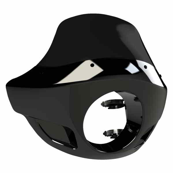 【並行輸入品】 バーリーブランド ツーリングスポーツフェアリング - 5-3/4インチヘッドライト - 35 mm - 49 mmフォーク B10-2002 23300323