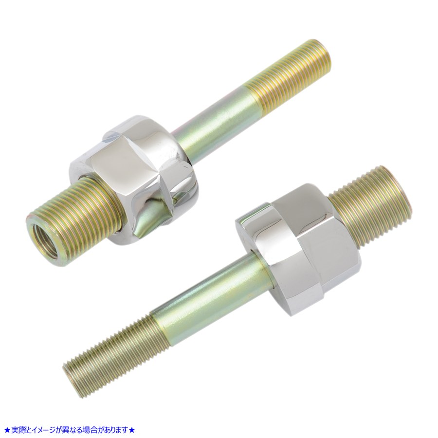 取寄せ 調整式ショックアブソーバーキット - クローム/ゴールドアルマイト仕上げ - 0インチ～1.25インチダウン バーリーブランド Adjustable Shock Lowering Kit - Chrome/Gold Anodized Finish - Lowers 0- 1.25 B28-257CH DS221900