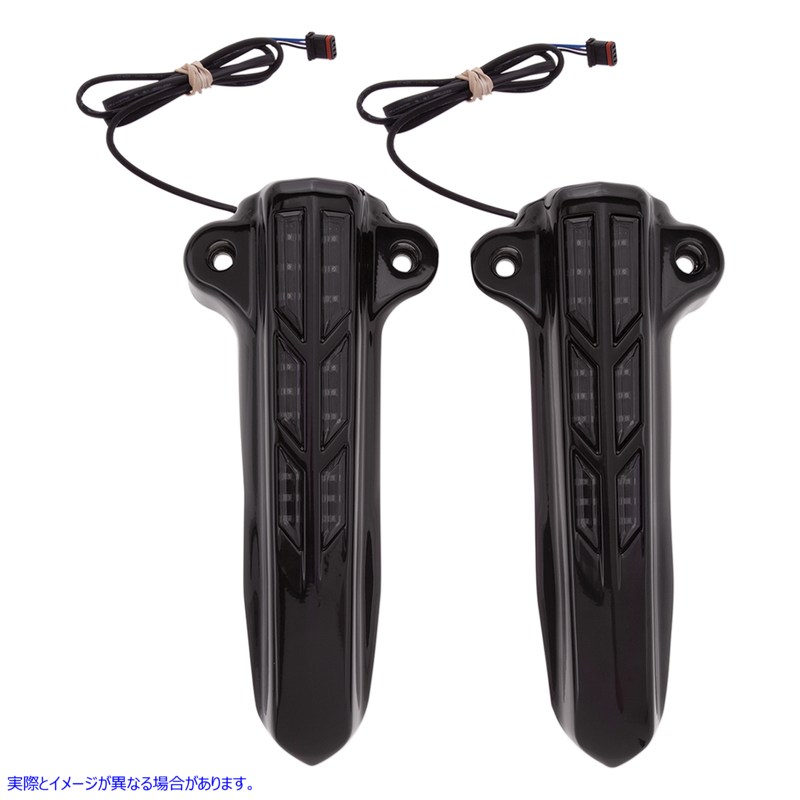 取寄せ Forkini 下腿カバー - グロスブラック - LEDライト付き シロ Forkini Lower Leg Covers - Gloss Black - With LEDs 43003 04030137