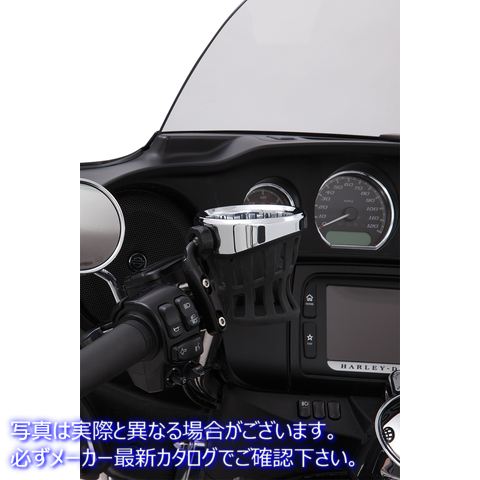 取寄せ ドリンクホルダー - パーチマウント - クローム/ブラック シロ CIRO Drink Holder - Perch Mount - Chrome/Black 50411 06360020