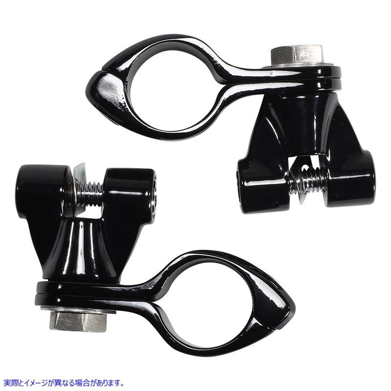取寄せ ピンレスクレビスクランプ - ブラック シロ CIRO Pinless Clevis Clamp - Black 60022 16240302