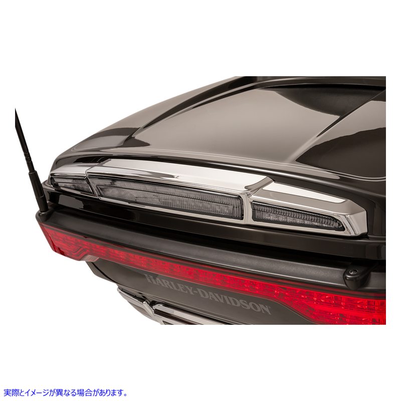 取寄せ Lightstrike?テクノロジーを備えたストリークトランクライト シロ CIRO Trunk Light/Taillight - Chrome - Smoke 40104 20101459