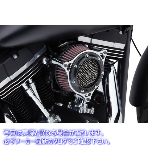 取寄せ RPT空気インテーク量 コブラ RPT Air Cleaner - Black/Chrome 606-0102-05BC 10101960