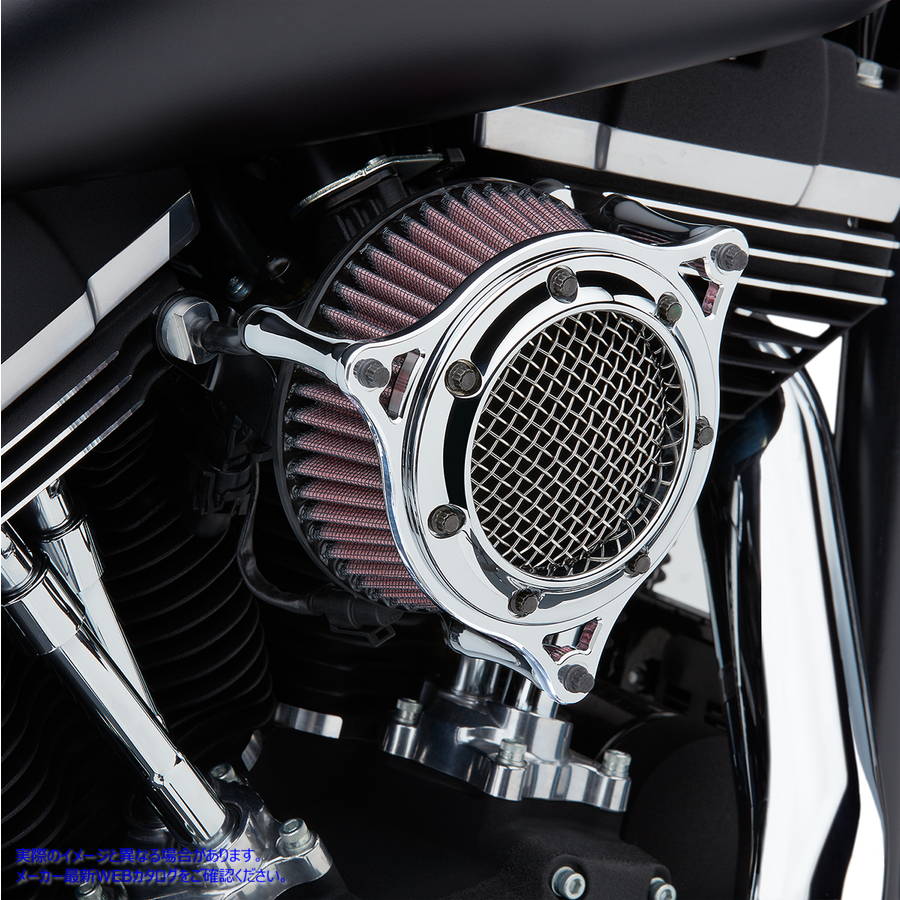 取寄せ RPT空気インテーク量 コブラ RPT Air Intake - Chrome/Chrome - Softail 606-0104-05 10102300