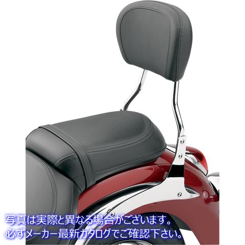 取寄せ ラウンドシシーバーキット コブラ Sissy Bar - Short - Chrome - Vulcan 900 02-8968 15010232