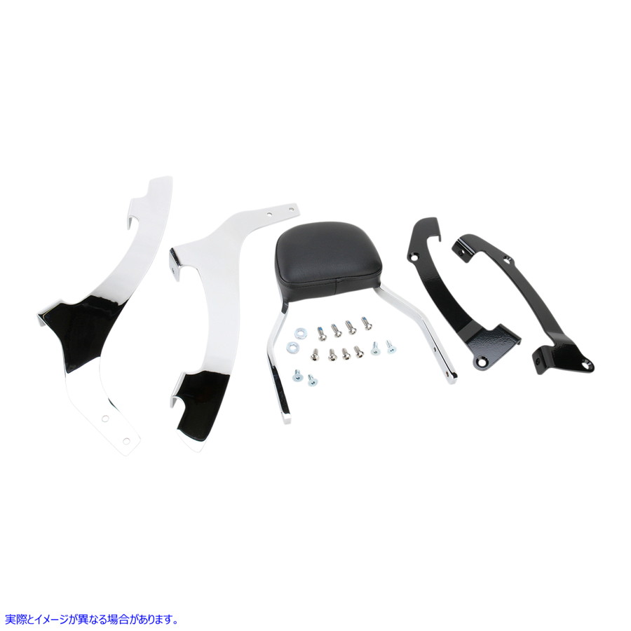 取寄せ Square Sissy Barキット - ミニ コブラ Sissy Bar - Mini - VT1300CR 02-4636 15010395