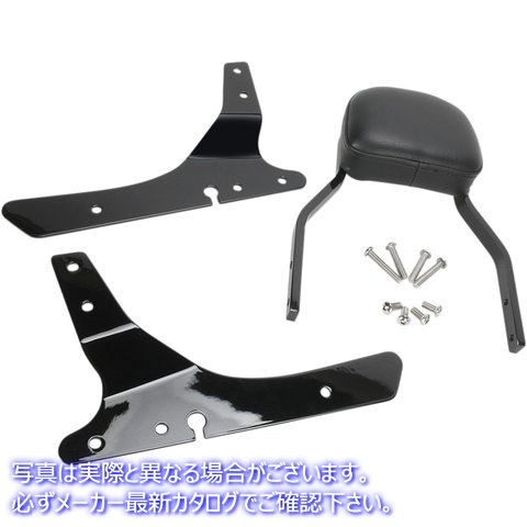 取寄せ 四角いシッシーバー コブラ Mini Sissy Bar - Black - Sportster 602-1103B 15010454