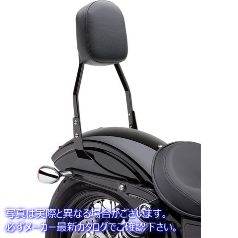 取寄せ 四角いシッシーバー コブラ Standard Sissy Bar - Black - Dyna 602-1152B 15010458