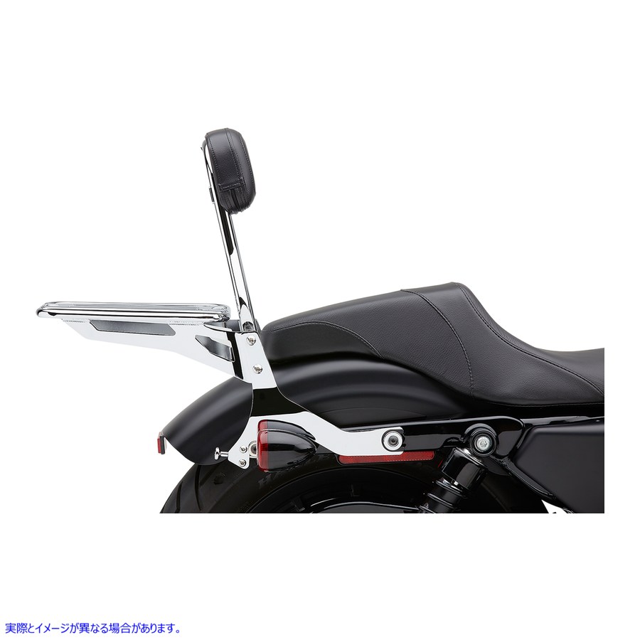 取寄せ 取り外し可能なバックレストキット コブラ Backrest Kit - 14 - Chrome - XL 602-2005 15010561