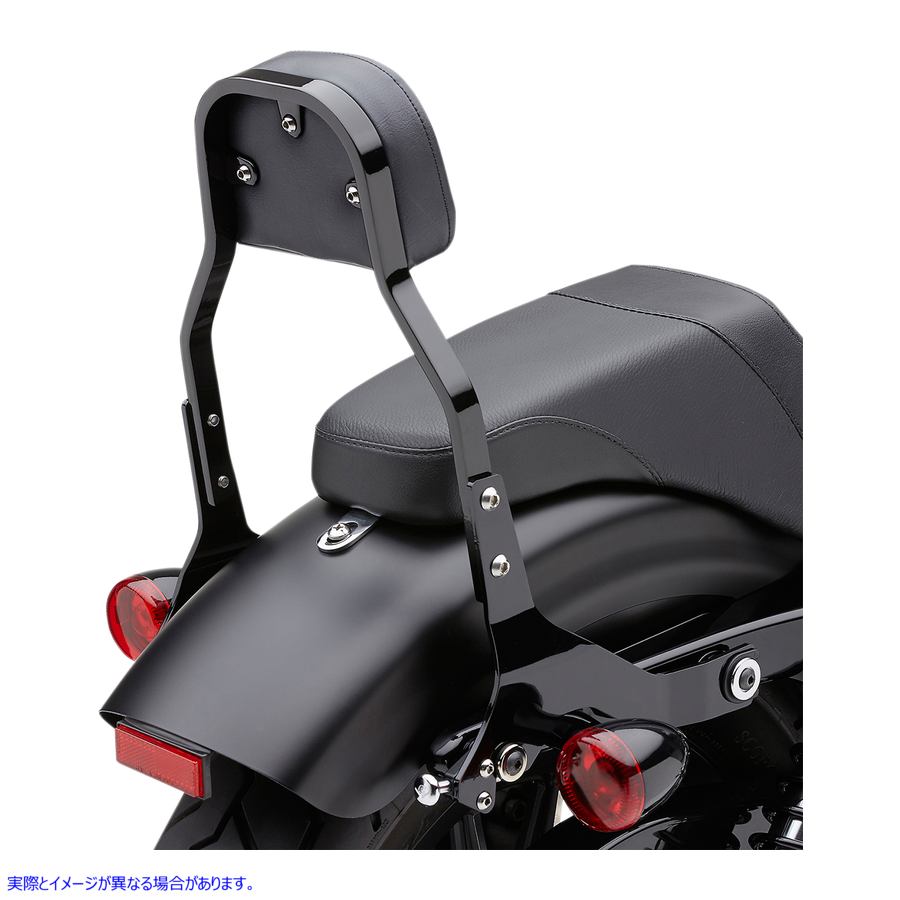 取寄せ 取り外し可能なバックレストキット コブラ Backrest Kit - 11 - Black - Softail 602-2021B 15010570