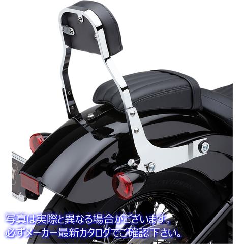 取寄せ 取り外し可能なバックレストキット コブラ Backrest Kit - 11 - Chrome - Dyna 602-2024 15010573