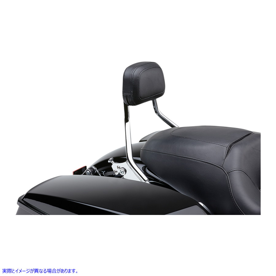 取寄せ 取り外し可能なバックレスト - クローム - ショート - FLH/FLT コブラ Detachable Backrest - Chrome - Short - FLH/FLT 602-2212 15010687
