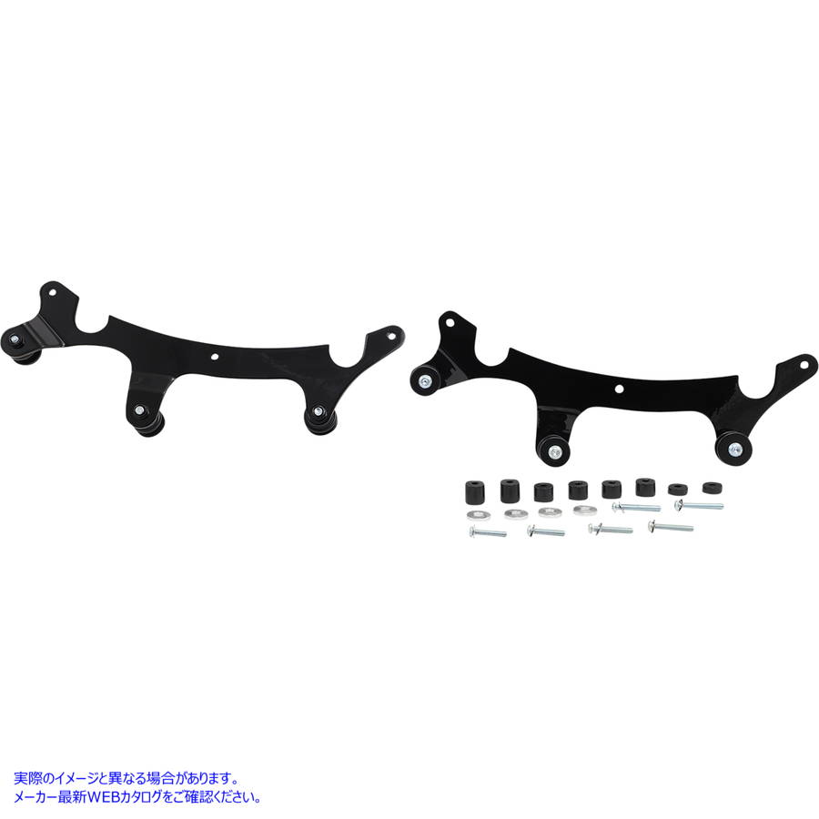 取寄せ バックレストマウント - ブラック - チーフテン コブラ Backrest Mount - Black - Chieftain 502-2100B 15010726