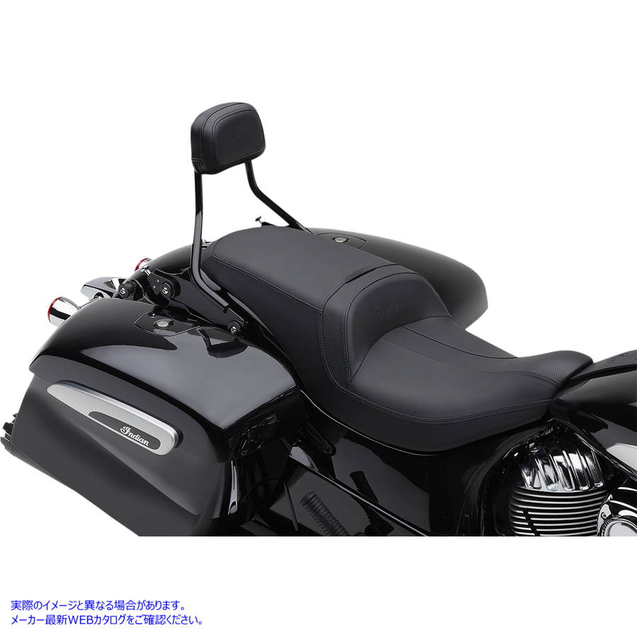 取寄せ 取り外し可能なバックレストキット コブラ Detachable Backrest - Black - Chieftain 502-2200B 15010728