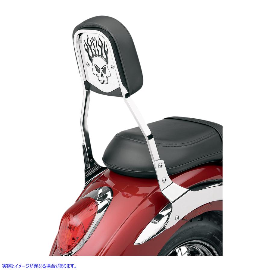 取寄せ トールバックレストインサート - スカル コブラ Tall Backrest Insert - Skull 02-5052 15060009