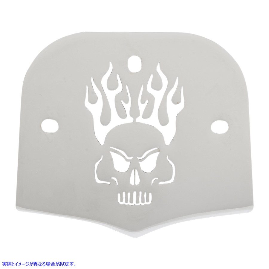 取寄せ ショートバックレストインサート - スカル コブラ Short Backrest Insert - Skull 02-5062 15060015