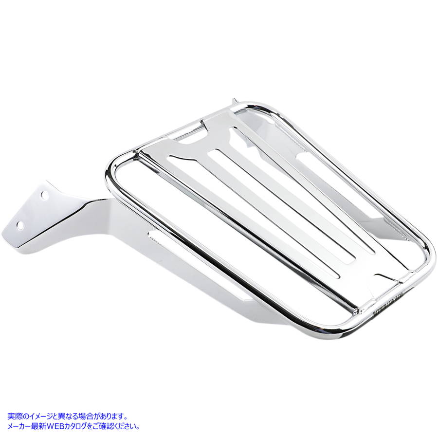 取寄せ シシーバー ラゲッジラック - クローム - チューブラー コブラ Sissy Bar Luggage Rack - Chrome - Tubular 602-3502 15100415