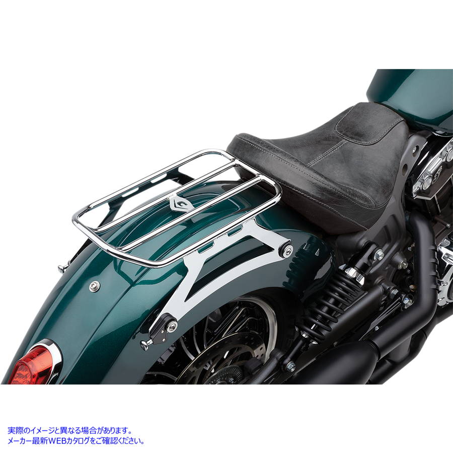 取寄せ 取り外し可能な荷物ラック コブラ Detachable Luggage Rack - Chrome - Scout 502-2510 15100854