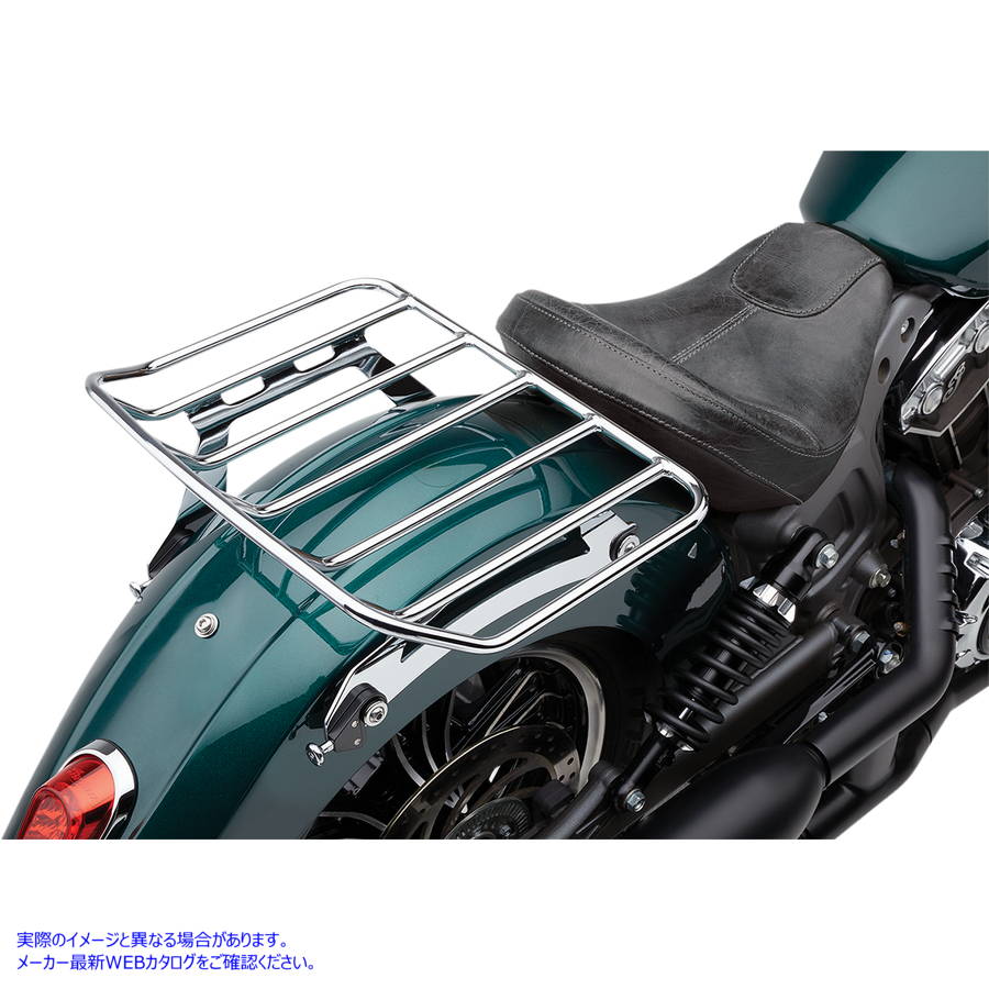 取寄せ 取り外し可能な荷物ラック コブラ Detachable Solo Rack - Chrome - Scout 502-2610 15100856