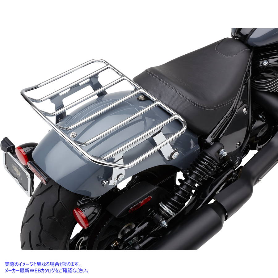 取寄せ BigAss?取り外し可能な荷物ラック コブラ Detachable Luggage Rack - Chrome 502-2602 15101021