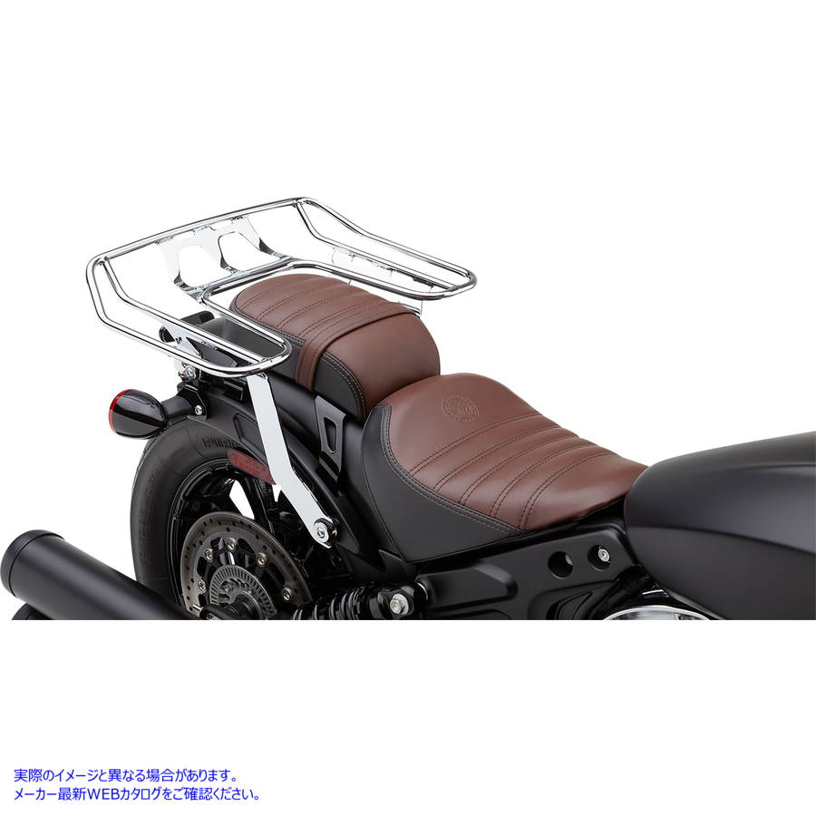 取寄せ BigAss?取り外し可能なラップラック コブラ Detachable Wrap Around Rack - Chrome - Bobber 502-2615 15101029