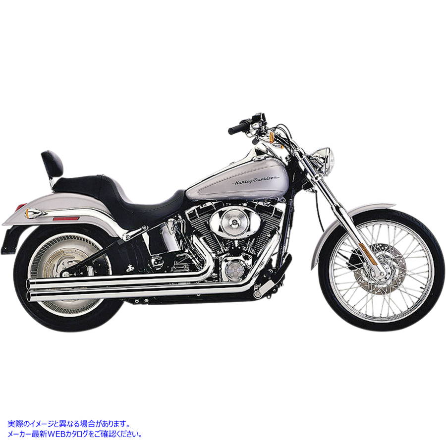 取寄せ スピードスター長いエキゾーストシステム コブラ Speedster Long Exhaust - '12-'17 Softail 6952T 18001828