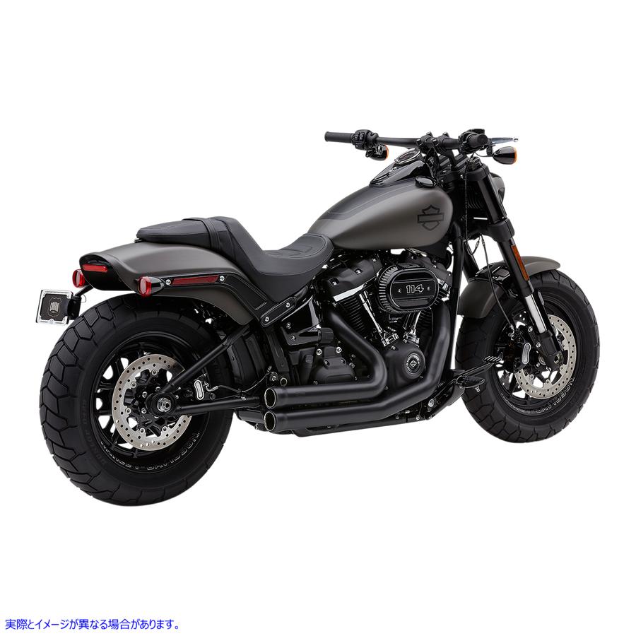 取寄せ Speedster 909エキゾーストシステム コブラ 909 Exhaust - Black - '18-'20 Fat Bob 6714B 18002299