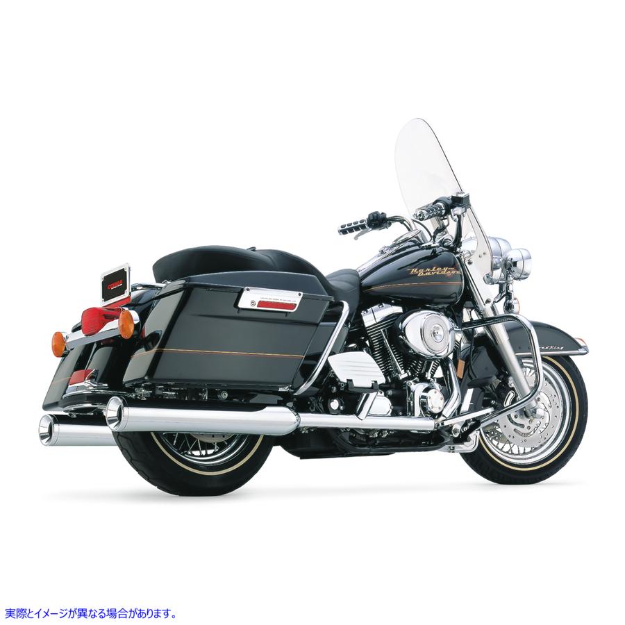 取寄せ コブラ 4 Chrome Mufflers - Straight Cut 6202 18010099