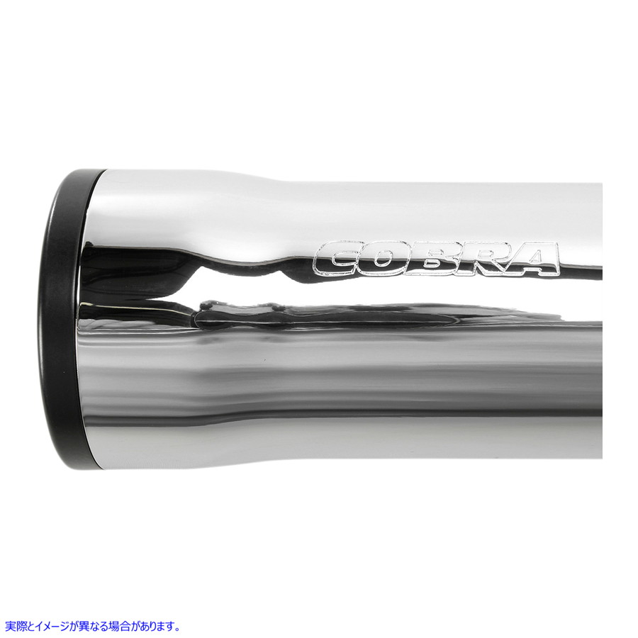 取寄せ RPT 3 スリップオンマフラー コブラ 3 RPT Mufflers - Chrome 6050 18010709