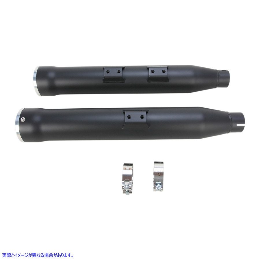 取寄せ RPT 3 スリップオンマフラー コブラ 3 RPT Mufflers - Black 6051B 18010712