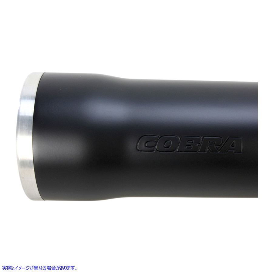 取寄せ RPT 3 スリップオンマフラー コブラ 3 RPT Mufflers - Black 6056B 18010722