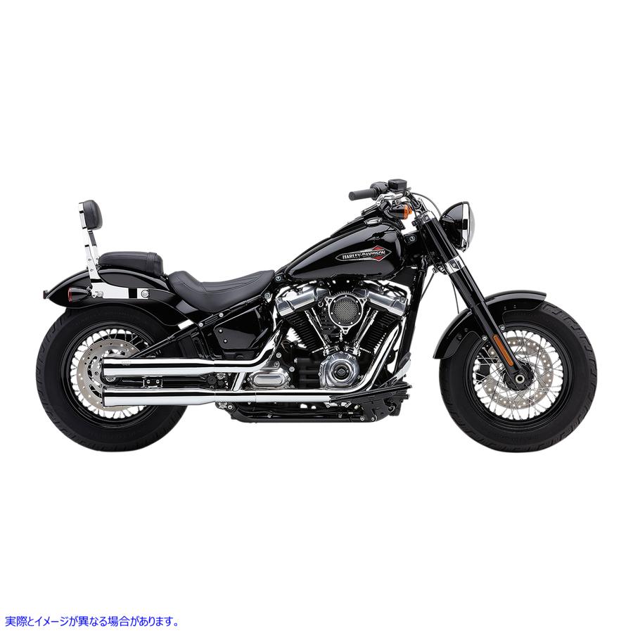 取寄せ RPT 3 スリップオンマフラー コブラ RPT Mufflers for Softail - Chrome 6057 18011244