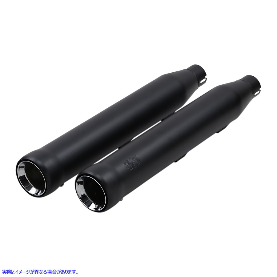 取寄せ 隣人はスリップオンマフラーを嫌います コブラ Neighbor Hater Mufflers for '07-'17 Softail - Black 6043B 18011393