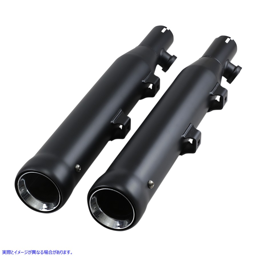 取寄せ 隣人はスリップオンマフラーを嫌います コブラ 3 Neighbor Hater Mufflers for '04-'13 XL - Black 6085RB 18011401