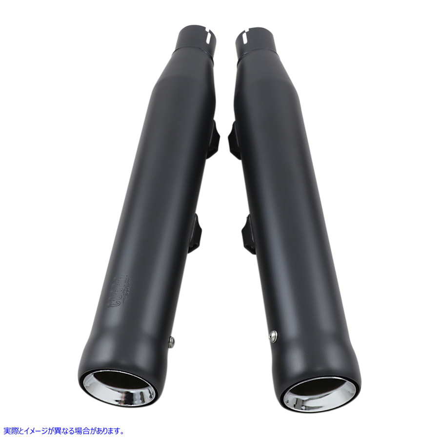 取寄せ 隣人はスリップオンマフラーを嫌います コブラ 3 Neighbor Hater Mufflers for XL - Black 6086RB 18011403