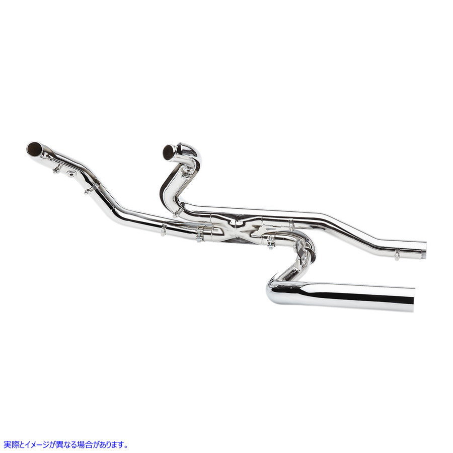 取寄せ トライク用のプロチャンバーのヘッドパイプ コブラ Pro Chamber Headpipes for Trike - Chrome 6256 18020394