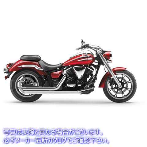 取寄せ スピードスタースラッシュダウンエキゾーストシステム コブラ Speedster Slashdown Exhaust - V-Star 950 2815 18101584