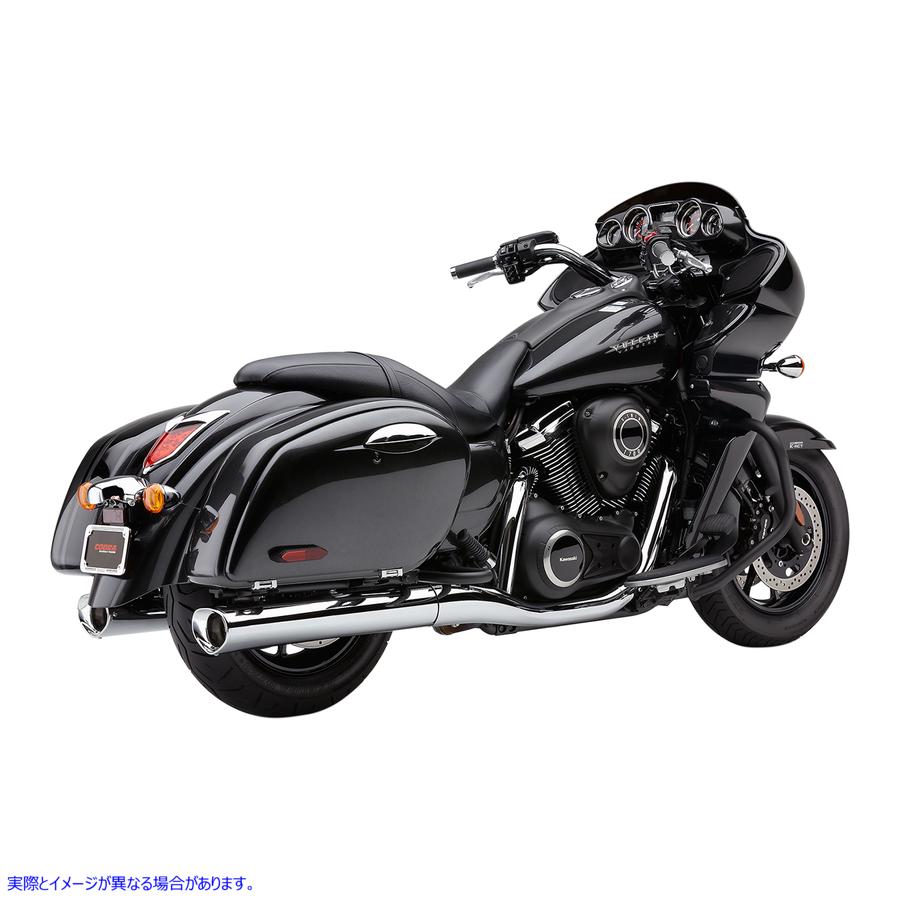 取寄せ Tri-Floスリップオンマフラー コブラ Tri-Flo Mufflers - Vulcan 1700 4228 18113057