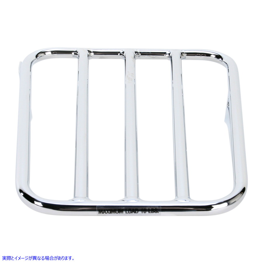 取寄せ シシーバー ラゲッジラック - クローム - チューブラー コブラ Sissy Bar Luggage Rack - Chrome - Tubular 02-3502 BLV23502