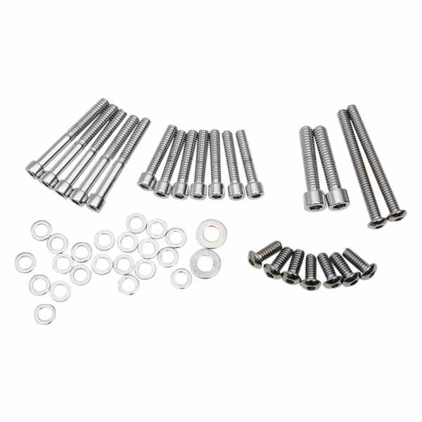 取寄せ ボルトキット - プライマリーカバー - ポリッシュ - ダイナ コロニー Bolt Kit - Primary Cover - Polished - Dyna 8919-19P DS189748