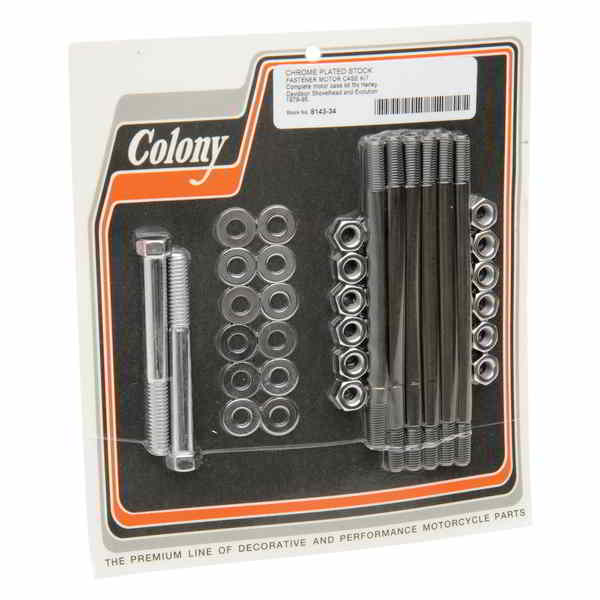 取寄せ スタッド - モーターケース - ビッグツイン コロニー Studs - Motor Case - Big Twin 8143-34 DS189854