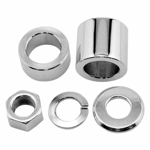 取寄せ 車軸スペーサー/ナットキット コロニー Axle Spacer - Front - 00-06 FLSTF 2030-5 DS190141