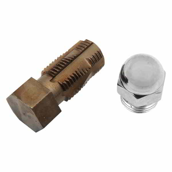 取寄せ タイミングプラグ - クランクケース/オイルタンク 特殊タップ付き - エイコーン/オーバーサイズ - 11/16-16 コロニー Timing Plug - Crankcase/Oil Tank with Special Tap - Acorn/Oversized - 11/16-16 7500-2 DS190894