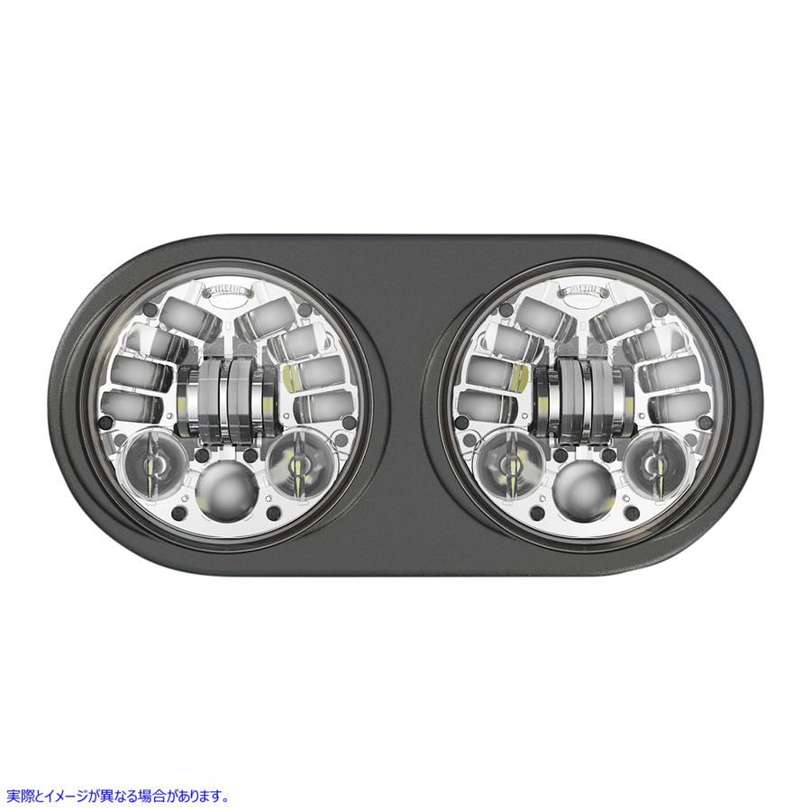 取寄せ Probeam?LEDヘッドランプアセンブリ カスタムダイナミクス Adaptive LED Headlamps - Harley Davidson - Chrome PB-RG13A-C 20012135