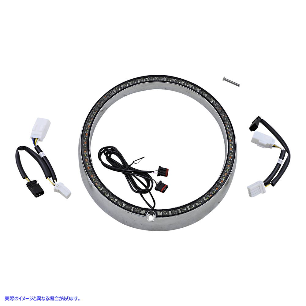 取寄せ 標準トリムリング - クローム カスタムダイナミクス Standard Trim Ring - Chrome PB-7TR-AW-2C 20012312